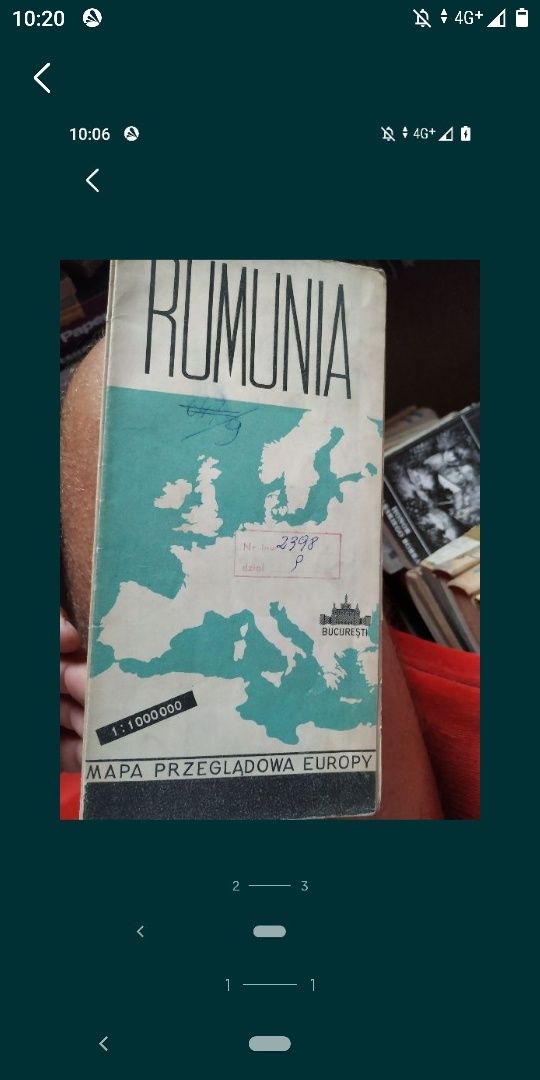 Rumunia mapa przeglądowa Europy