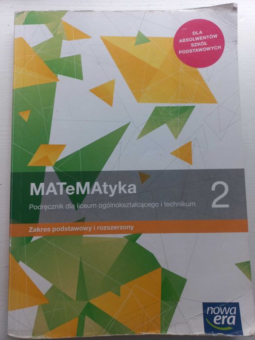 Podręcznik MATeMAtyka 2 zakres podstawowy i rozszerzony