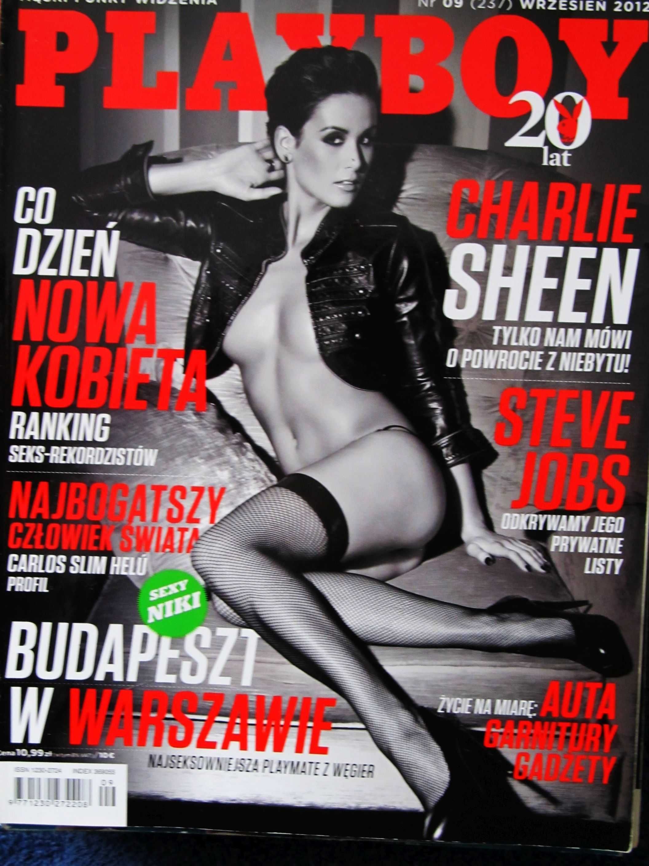 Playboy Nr 09 Wrzesień 2012  front Niki Daniludisz