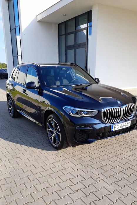 BMW X5 panorama miękka hybryda najbogatsza z końca przedlifta 2023 na otomoto