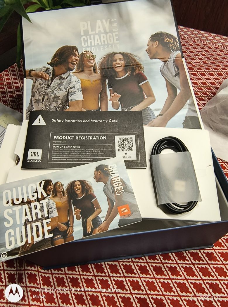 JBL 5 charge nowy