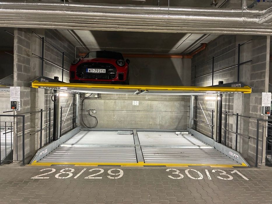 Miejsce postojowe 29 (dolna platforma) w nowej hali garażowej