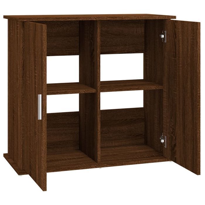 Szafka pod akwarium Vidaxl, brązowy dąb, 81x36x73 cm