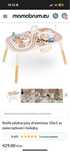 Stolik edukacyjny drewniany 10w1