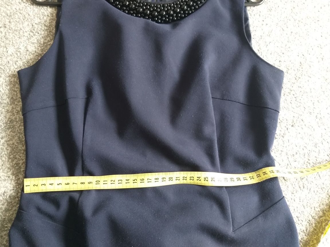 Sukienka ORSAY r.36 wizytowa elegancka granatowa