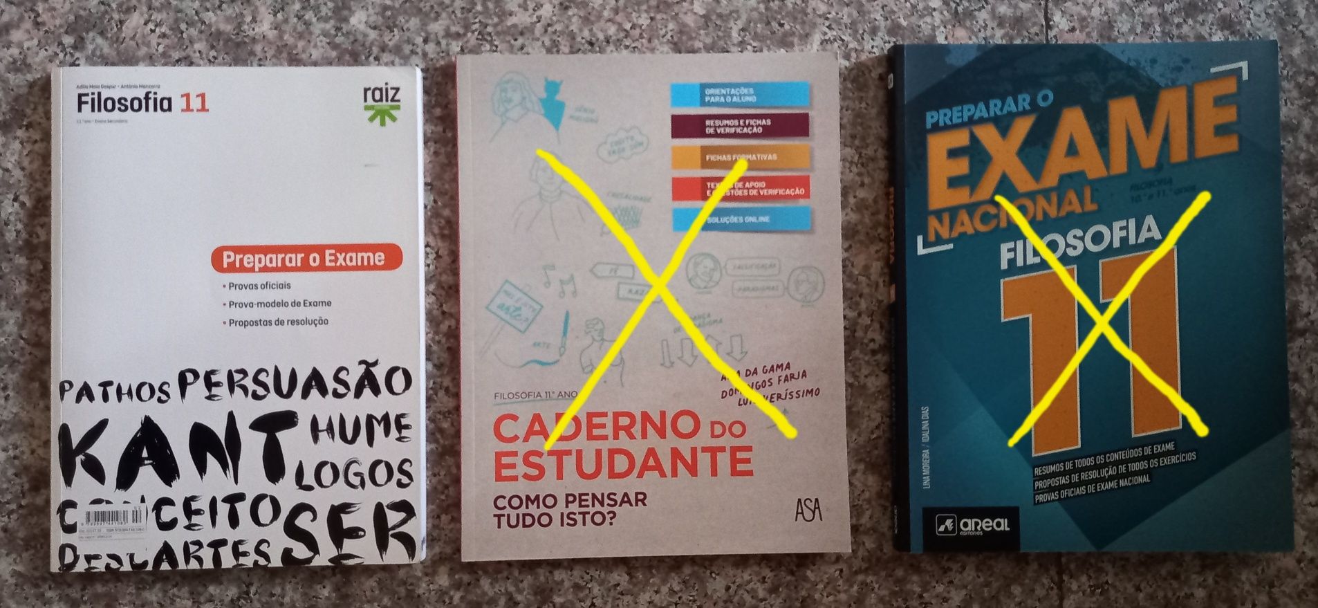 Manuais e cadernos de atividades / exercícios 11.° ano (alguns novos)