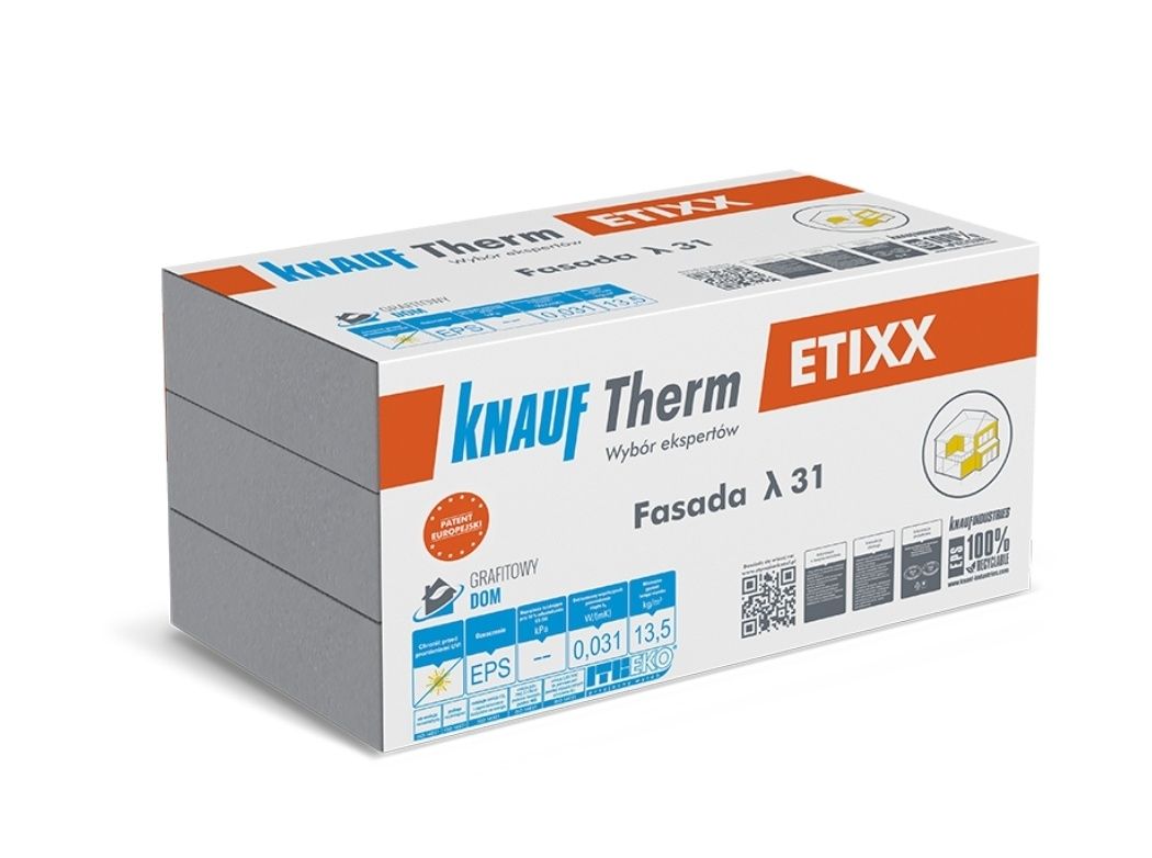 Styropian Knauf Therm ETIXX Fasada 031 gr. 20cm