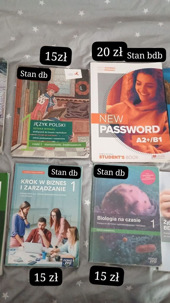 Podręczniki 1 klasa liceum/technikum