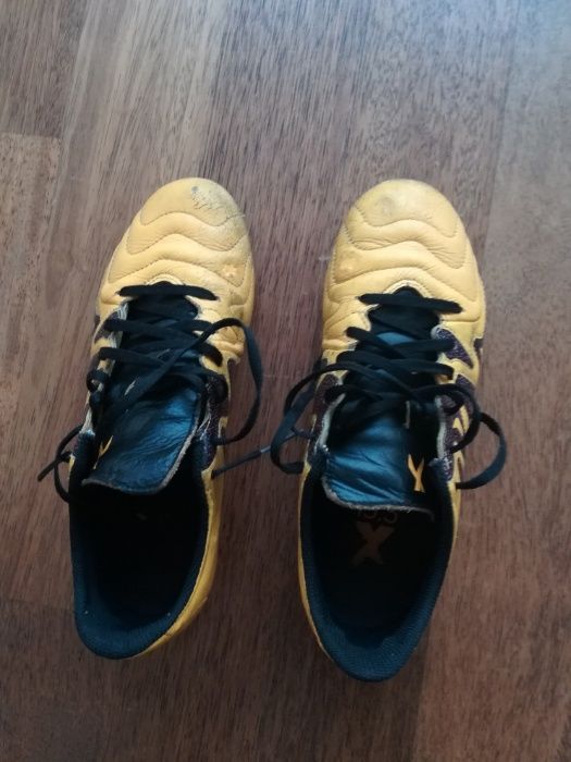 ADIDAS skórzane korki 38
