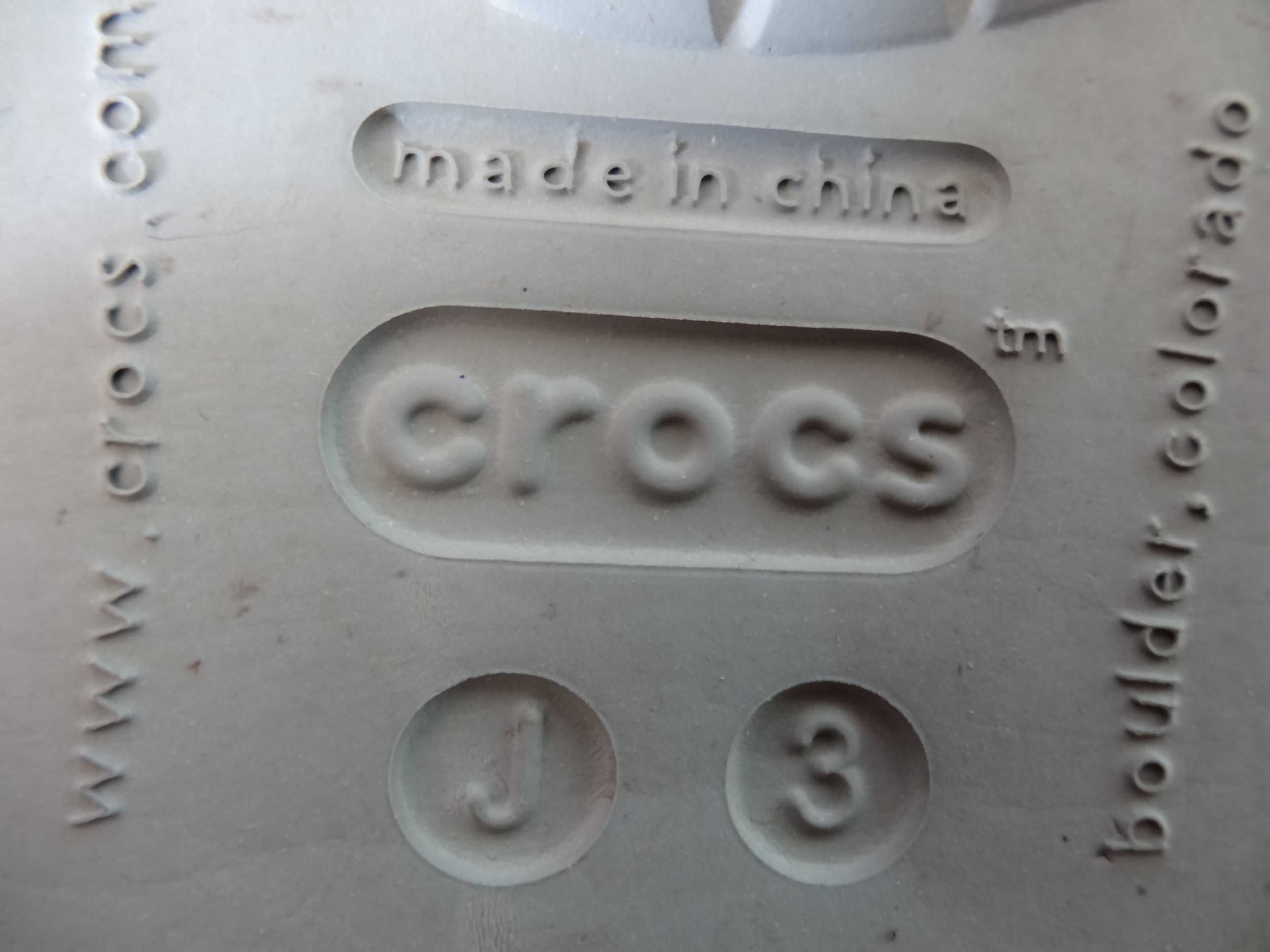 Sandały CROCS J3 roz 35 UNISEX Przypinki