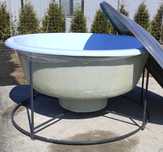 Balia ogrodowa niecka hot tub wanna 2m na stelażu NOWA