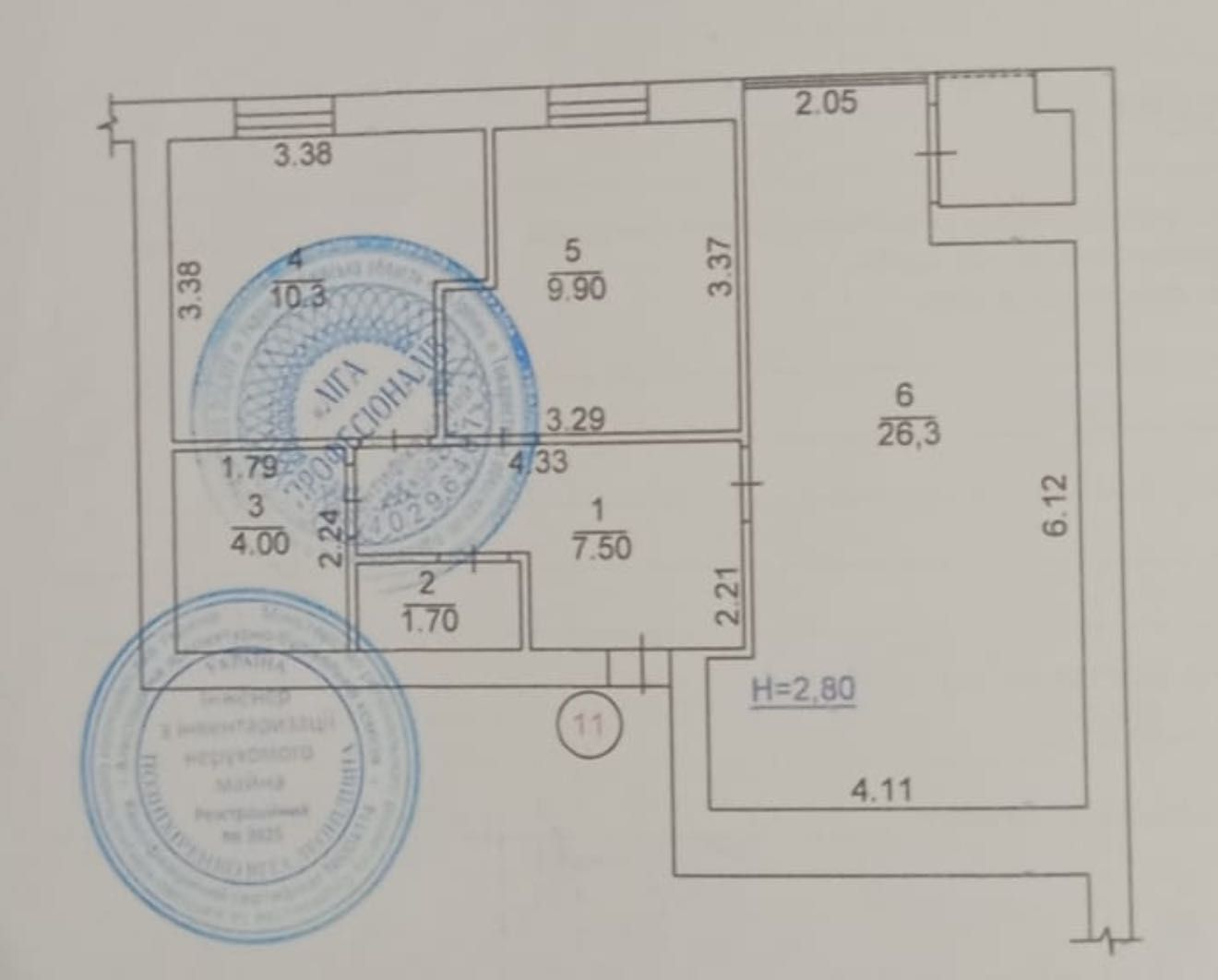 Продаж 2 к з Ремонтом з мін. оформленням ! поруз Бучанський парк