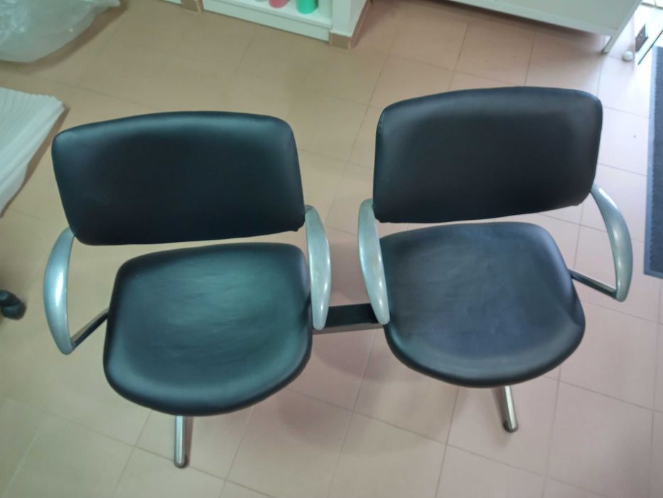 Cadeira de lavagem, 3 espelhos.