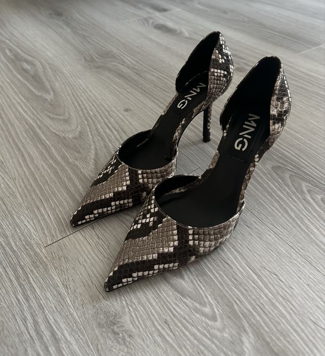 Туфлі, лодочки з принтом від Mango