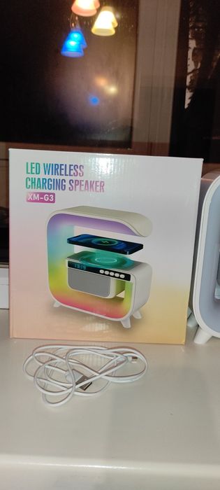 Лампа нічник колонка