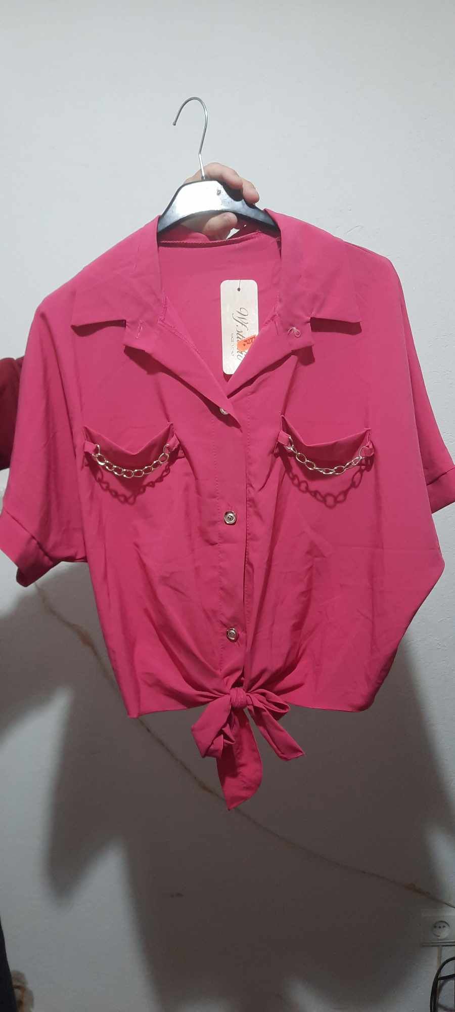 Blusa cor de rosa