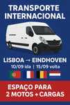 Transporte internacional Lisboa/ Eindhoven