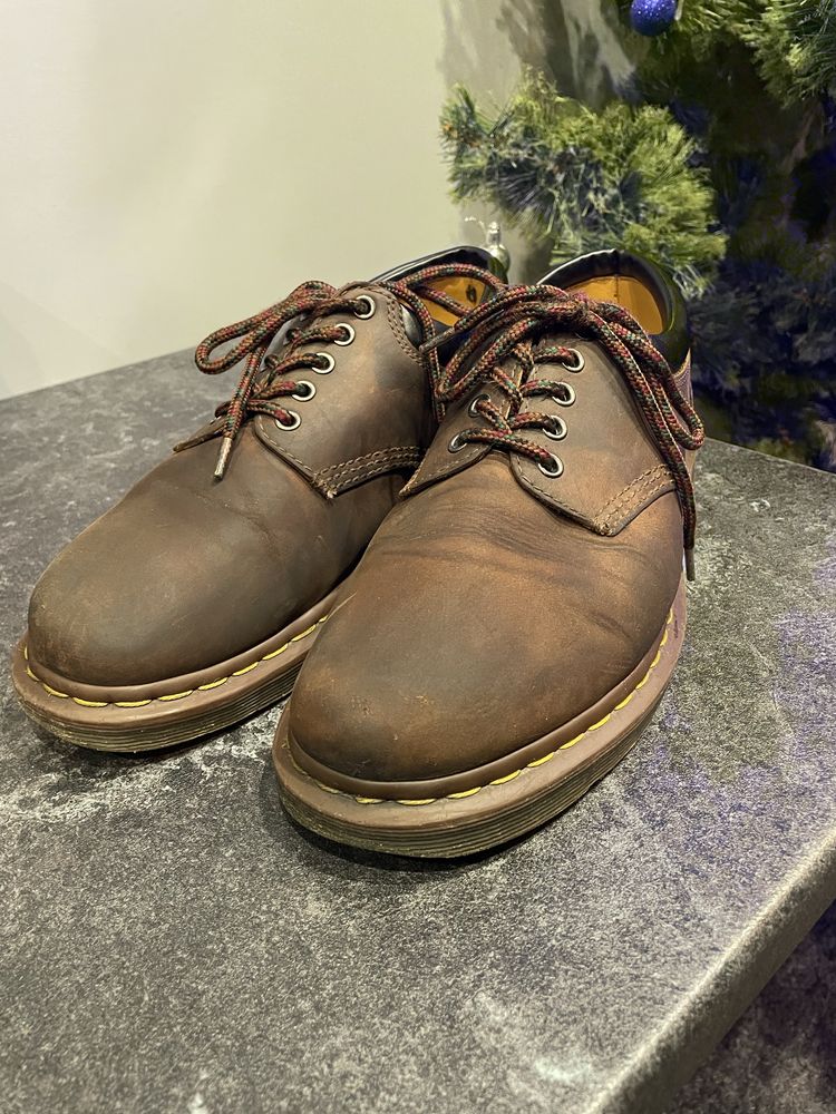 Туфлі Dr. Martens 8053 Dark Brown Crazy Horse