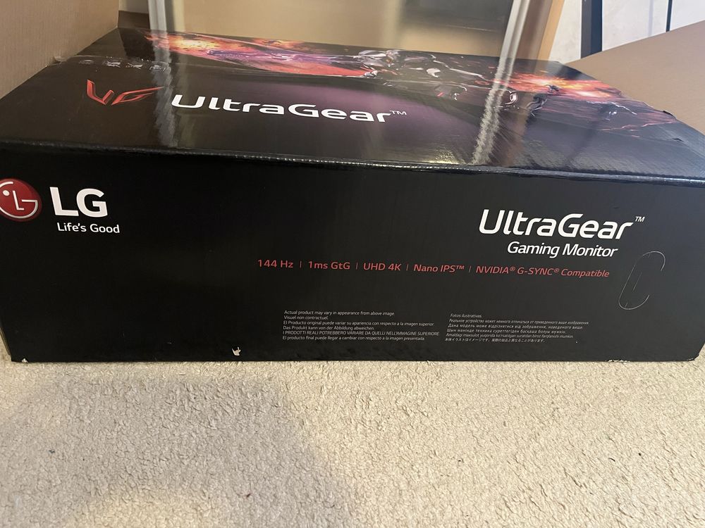 Монітор 27" LG UltraGear 27GP95RP-B (4К) Стан новий,безрамковий мон-р