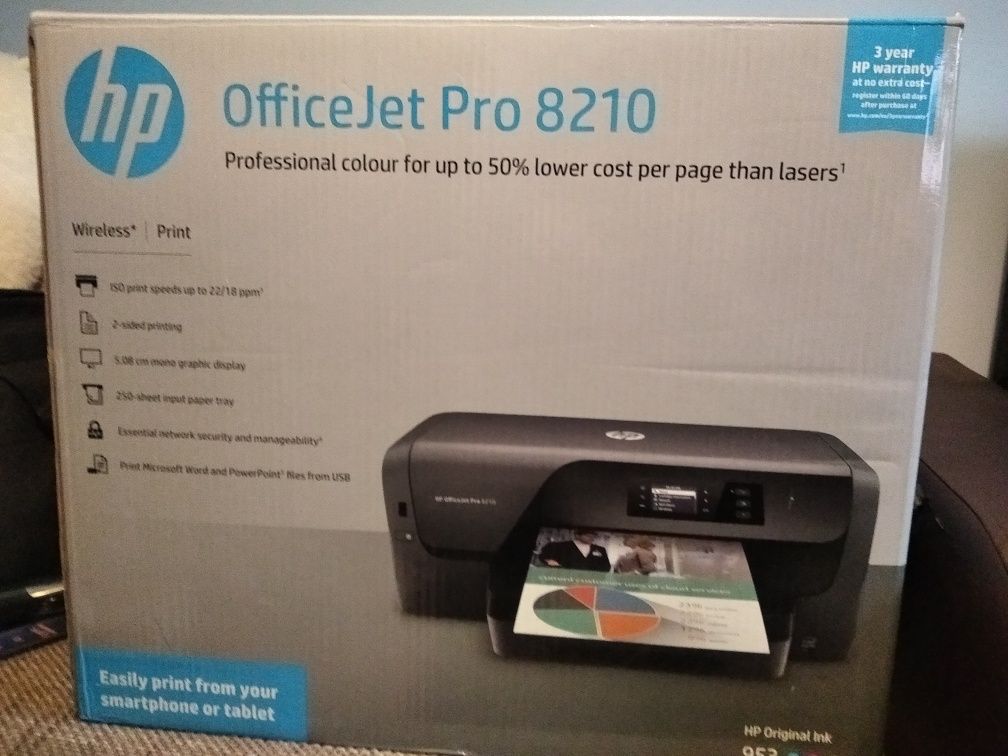 Drukarka hp officejet pro 8210 WIFI tusz 953