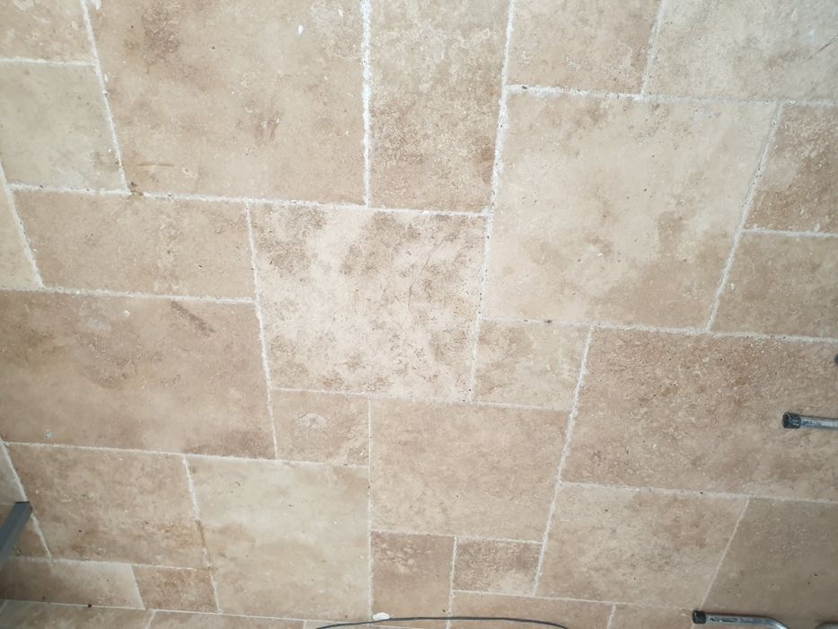 Pedra creme para piso - travertino