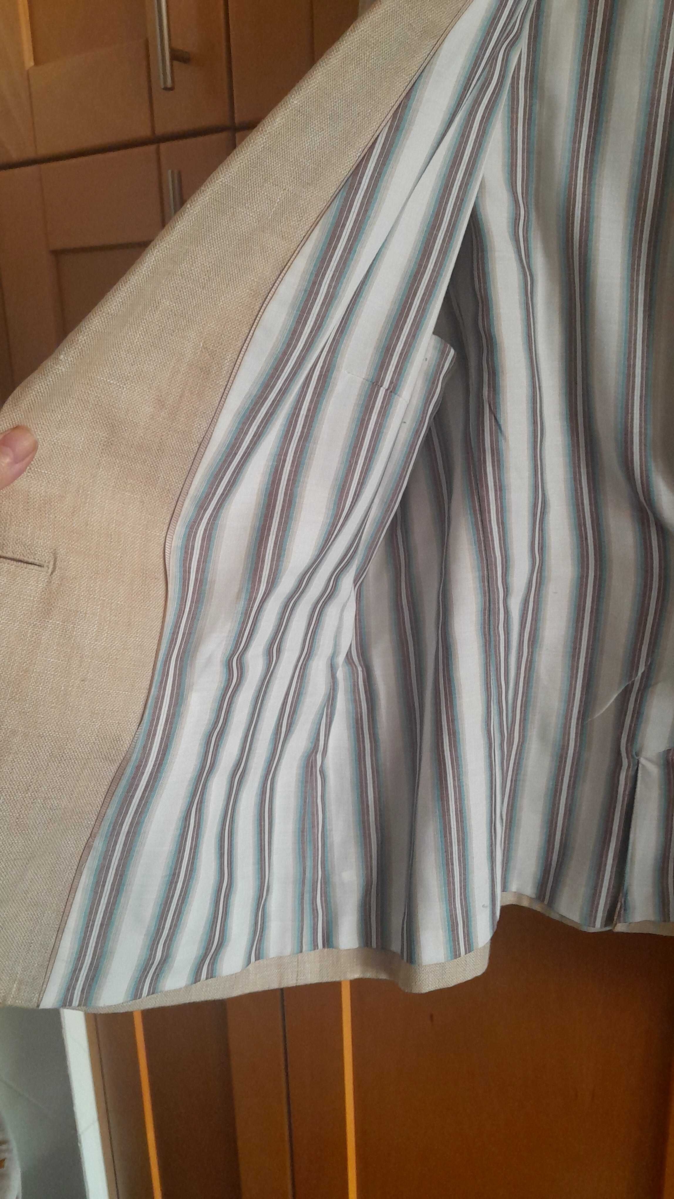 Blazer senhora em linho básico, XXL