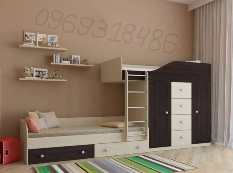 Кровать двухъярусная ліжко двоярусне