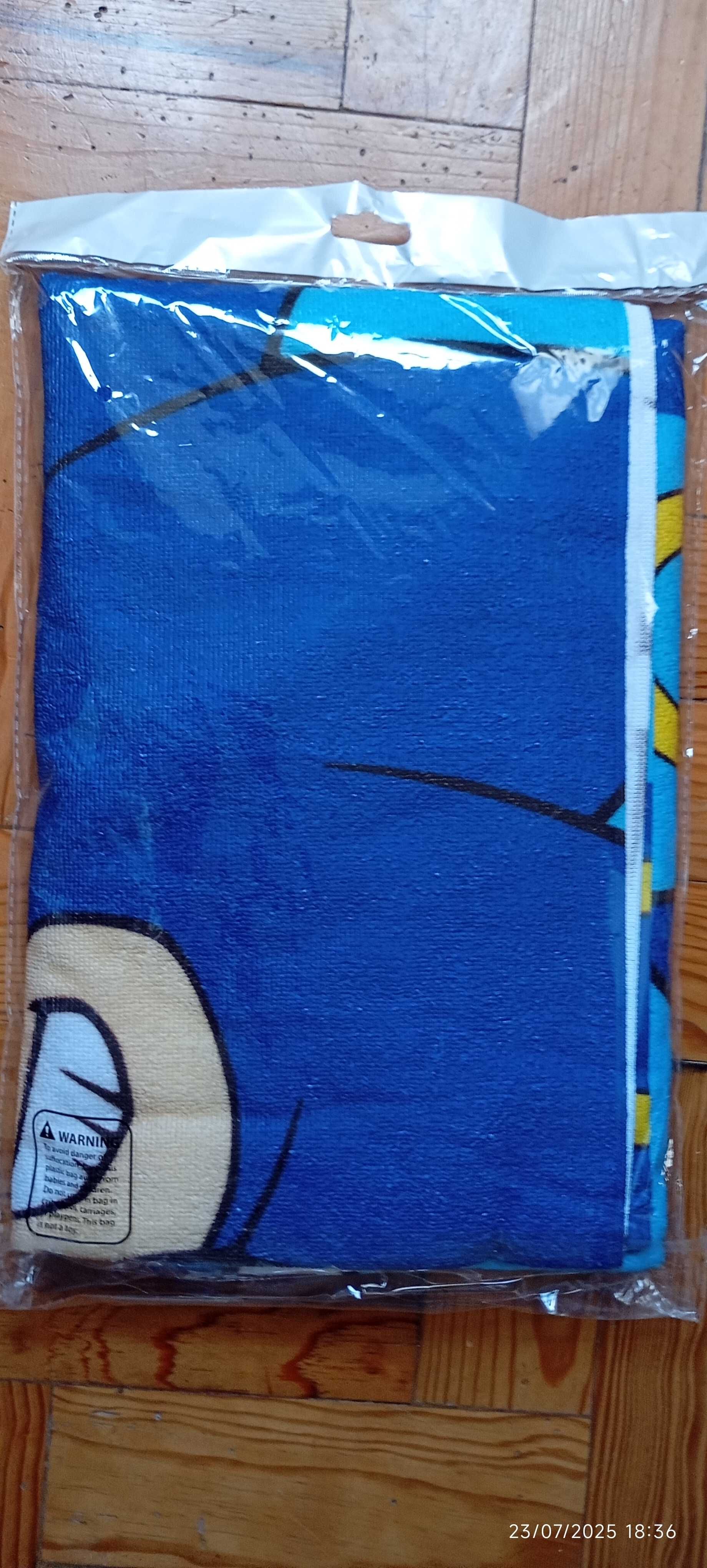 Toalha praia nova criança Sonic 70x140cm