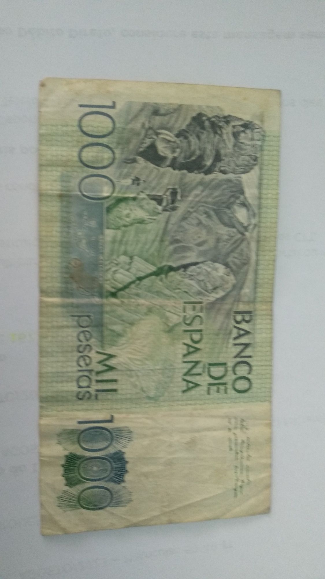 Nota 1000 pesetas 1979