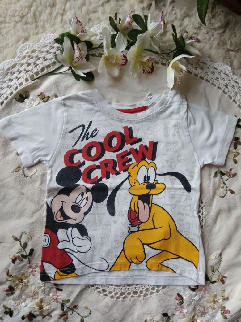 T-shirt dla chłopca r.86/92 Myszka Miki, Pluto