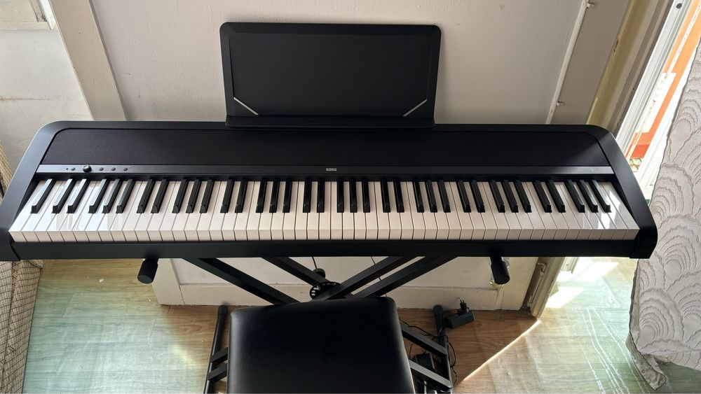 Piano KORG B1 Completo - 88 Teclas Pesadas