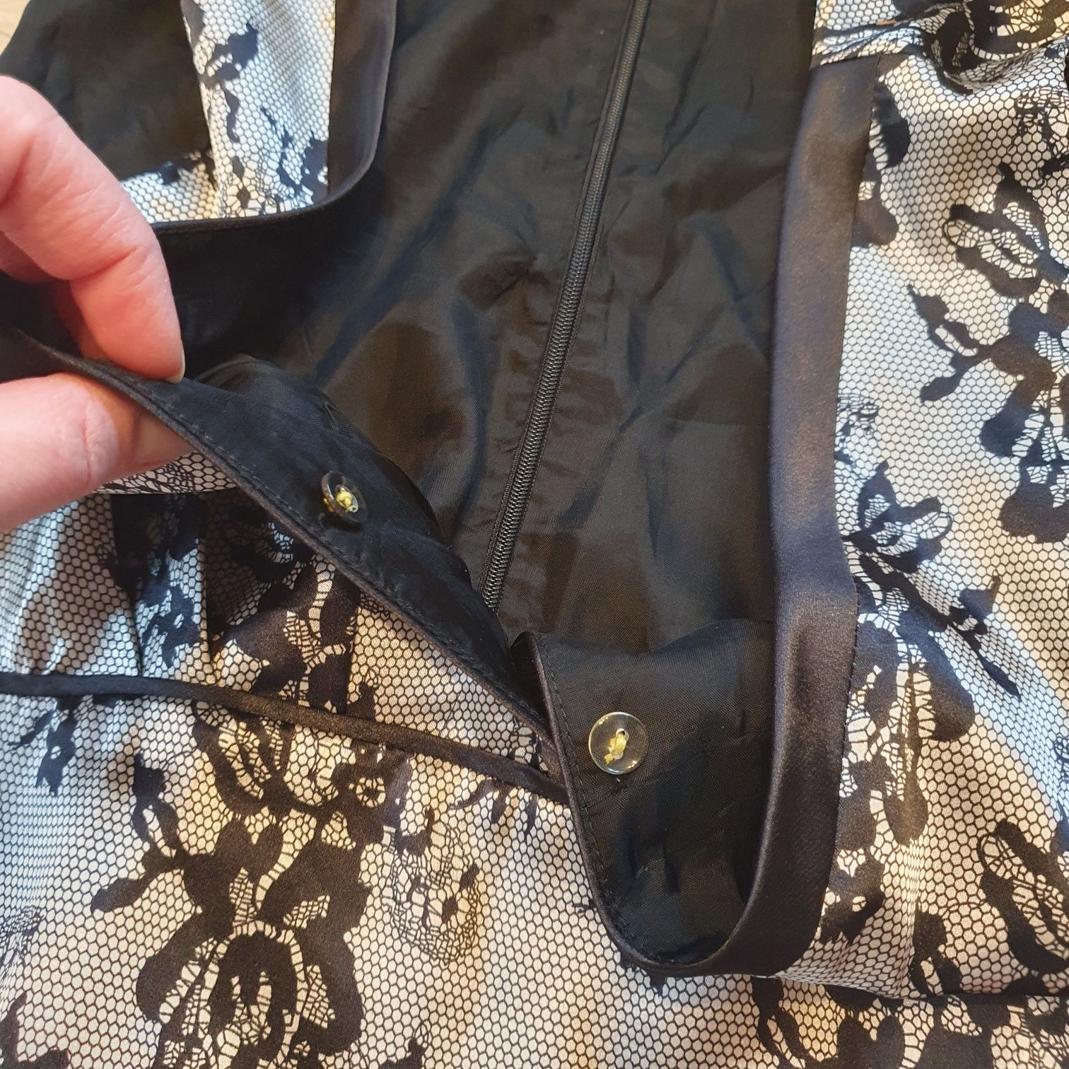 Sukienka roz 40 L połysk sylwestrowa elegancka