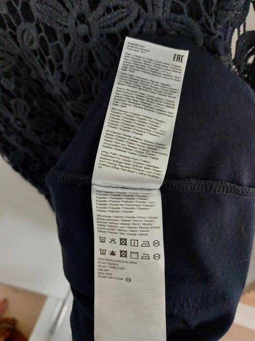 Granatowa sukienka Only 34