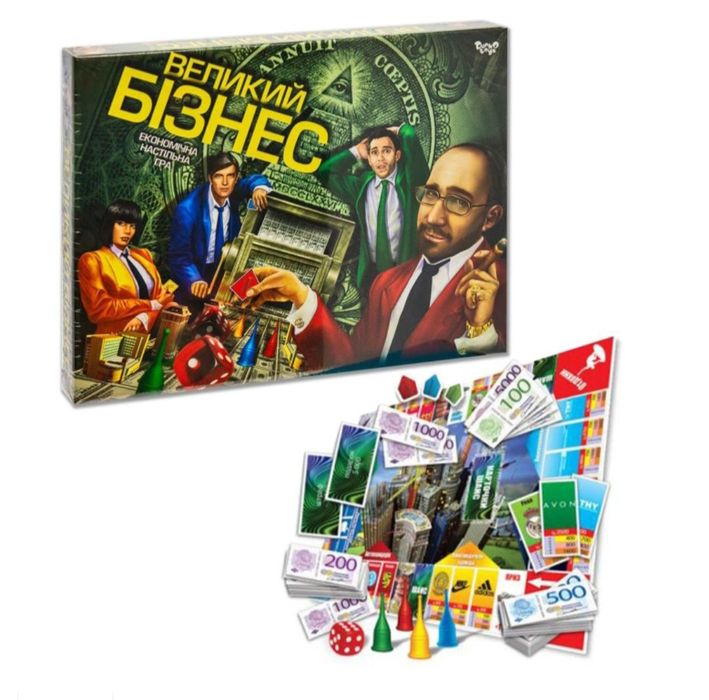 3 Настільні гри Казино Технок Гра настільна "Великий бізнес" Danko toy