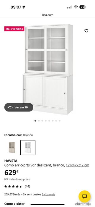 Movel vitrine ikea castanho escuro