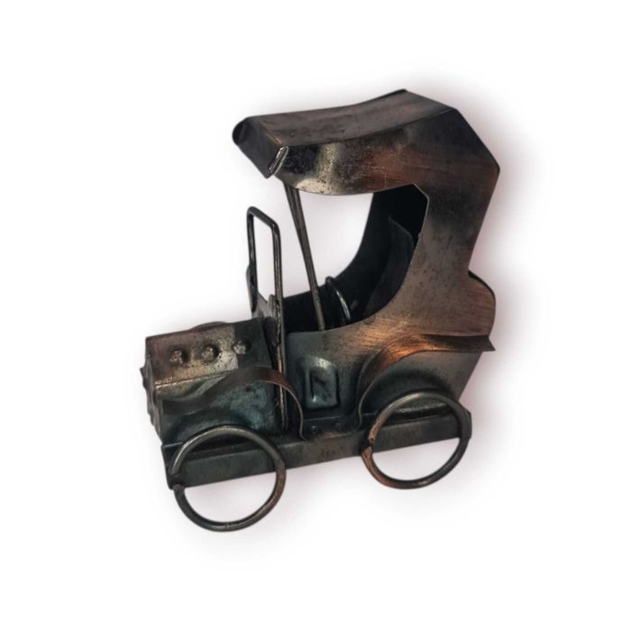 Mini Escultura Artesanal Cobre – Carro Vintage Decorativo (37 g)