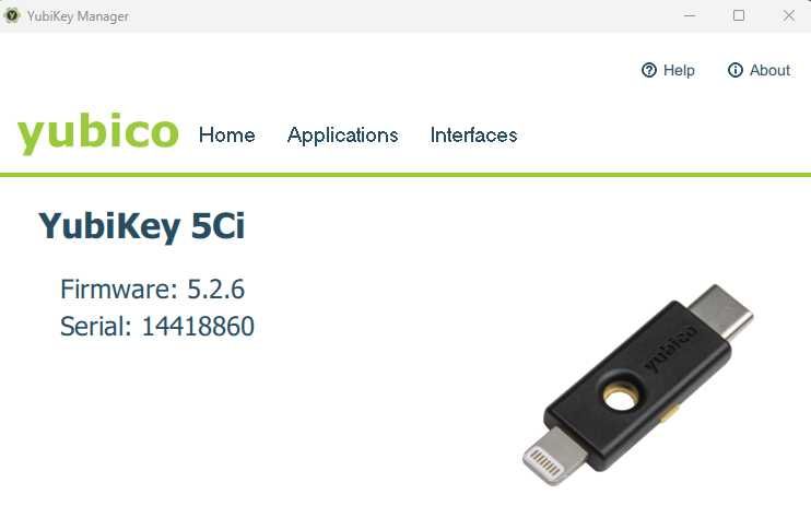 Yubikey 5Ci (do przechowywania passkey poza chmurą)