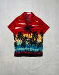 Hawaiian hawajska koszula vintage palm trees