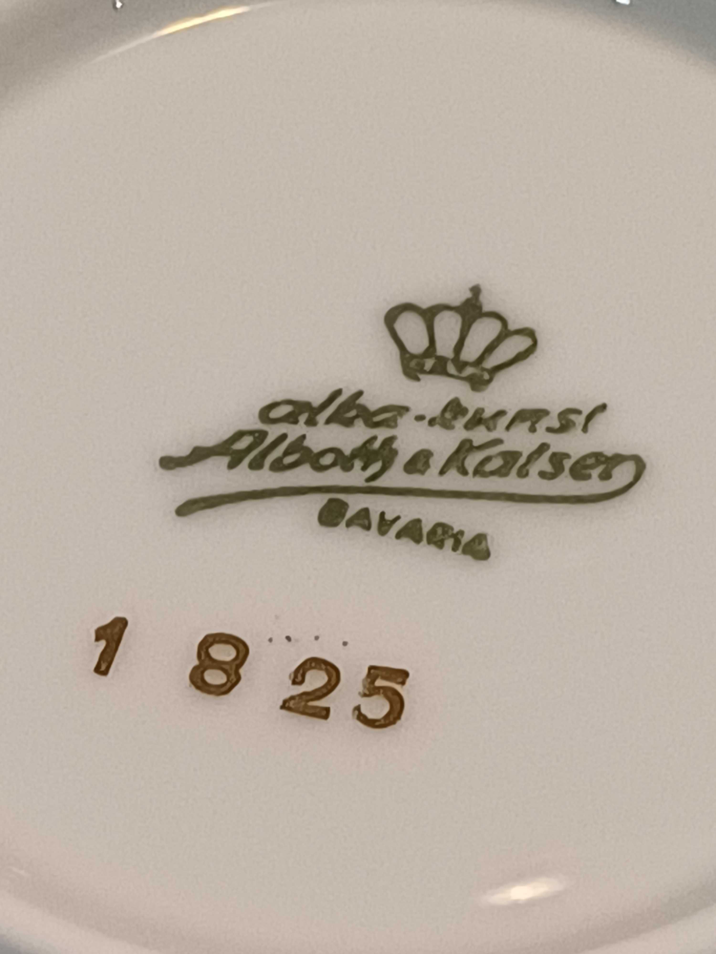 Patera porcelana Alka Kunst Alboth Kaiser Bavaria (P.4381)