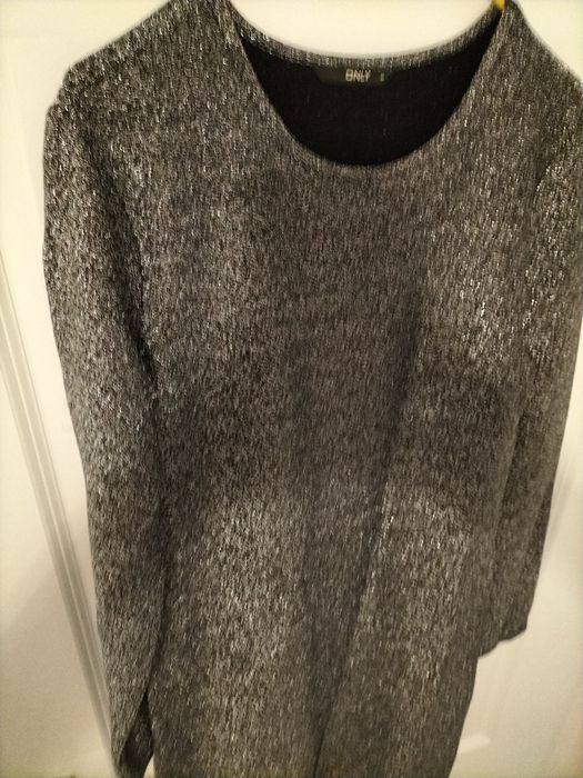 Sylwestrowa sukienka brokatowa błyszcząca marki ONLY r. M