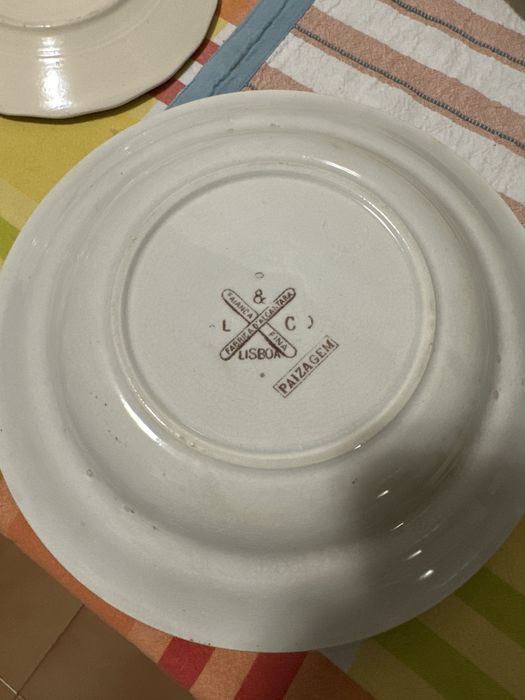 Pratos antigos (fábrica de sacavem, Alcântara, Leiria)