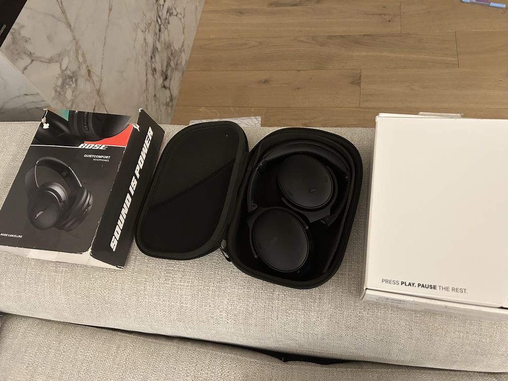 j. NOWE Słuchawki nauszne BOSE QuietComfort ANC Czarny