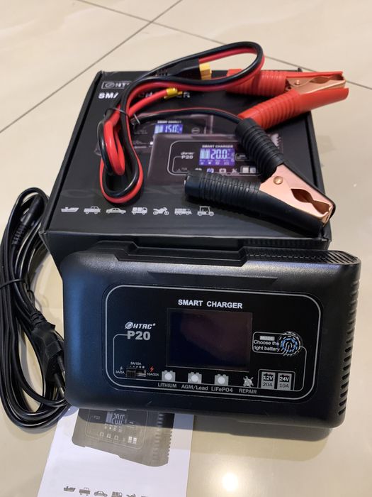 Зарядний/відновлюючий пристрій 12/24V 20A Smart chager HTRC P20
