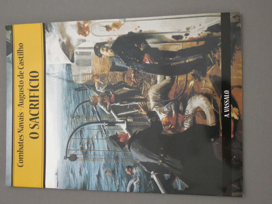 Livro BD Combates Navais - Augusto de Castilho - O Sacrificio