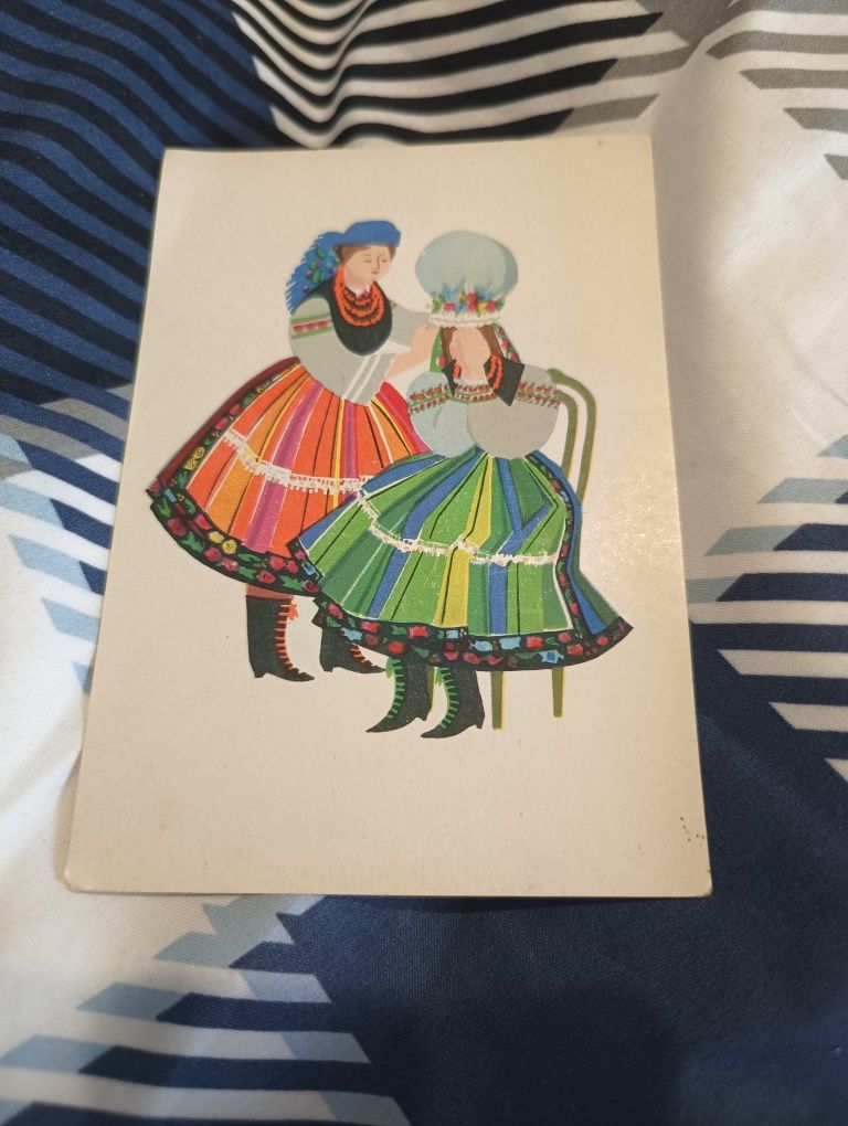 Pocztówka Wesele Łowickie