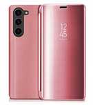 Etui Do Samsung S23 5g Clear View Rose Gold