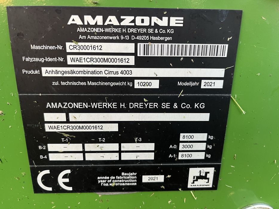 Сівалка AMAZONE Cirrus 4003-CC