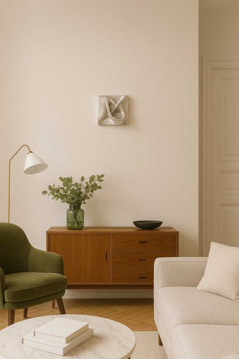 obraz mały miniatura mini gips sztuka ścienna 3D plaster contemporary