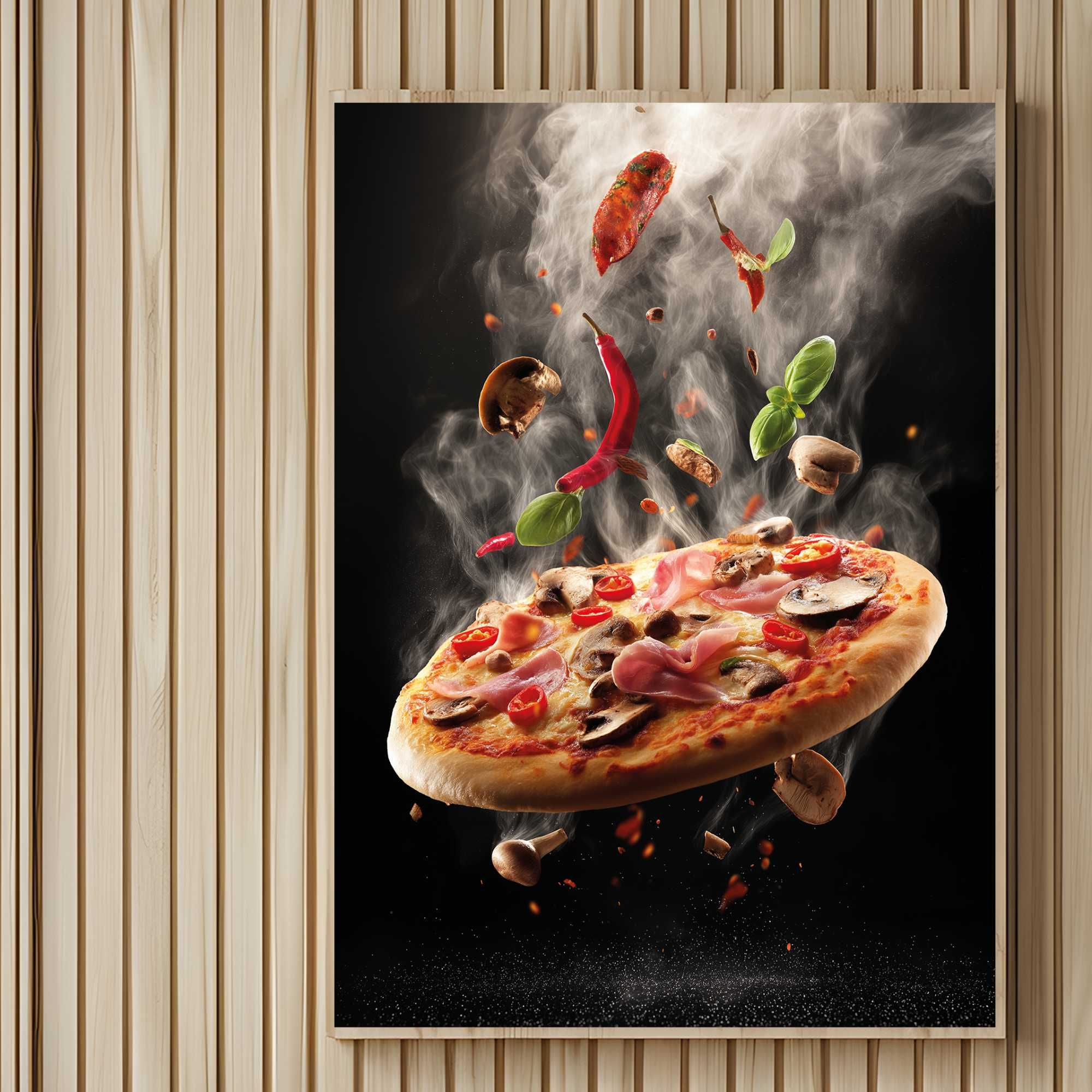 plakat pizza, plakat reklamowy pizza, obraz pizza, pizza