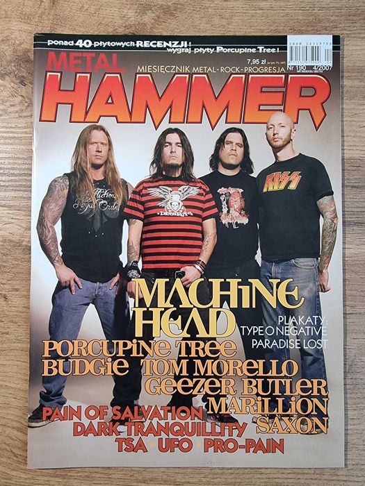 UNIKAT! Metal Hammer 4/2007 - Plakat: Type O Negative i Paradise Lost